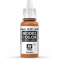 Vallejo Model Color 17ml  Orange Brown