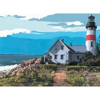 Canvas Lighthouse Painting Kit