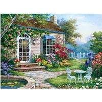 Painting By Numbers Spring Patio