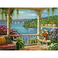 Painting By Numbers Silver Lake Veranda