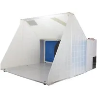 Portable Airbrush Spray Booth with Turntable and Extractor Fan