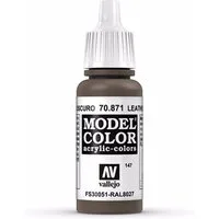 Vallejo Model Color 17ml  Leather Brown