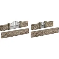 Branchline  Stone Walls and Gates 44-555 OO Gauge