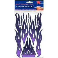 Flames light Dark Purple