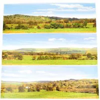 Gaugemaster Valley Large Photo Backscene (2744x304mm) OO Gauge