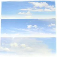 Gaugemaster Cloudy Sky Large Photo Backscene (2744x304mm) OO Gauge