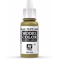 Vallejo Model Color 17ml  Dark Yellow