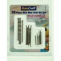 Rotacraft 30 Piece HSS Mini Drill Set