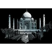 Engraving Art Taj Mahal Silver