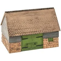 Peco Barn Stone & Timber Built Type OO Gauge