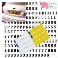 License Plate and Lettering Sets