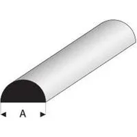 Super Styrene Half Round Rod