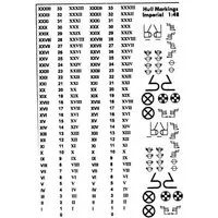 Hull Depth Markings - Imperial - Custom Decals