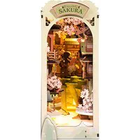 Rolife Falling Sakura 3D Wooden DIY Miniature House Book Nook