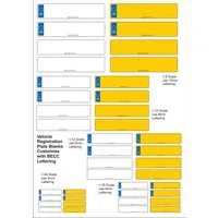 Number Plate Blanks