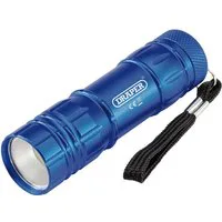 COB LED Aluminium Hand Torch (3 X AAA Batteries Supplied)