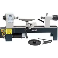 Draper Variable Speed Mini Wood Lathe 250W 230V