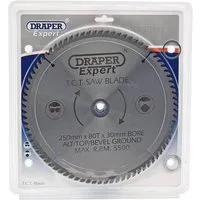 Draper TCT Saw Blade 250 x 30mm 80-Tooth