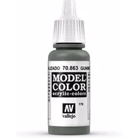 Vallejo Model Color 17ml  Metallic Gunmetal Grey