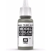 Vallejo Model Color 17ml  Metallic Oily Steel