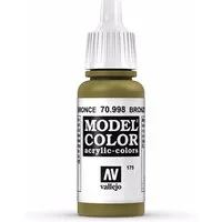 Vallejo Model Color 17ml  Metallic Bronze