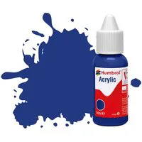 Humbrol Acrylic Dropper Bottles 14ml - Matt - Blue