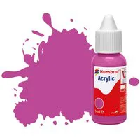 Humbrol Acrylic Dropper Bottles 14ml - Matt - Magenta