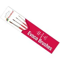 Humbrol Evoco Brush Pack Sizes 0