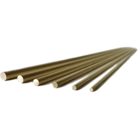 Metric Solid Brass Rod Various Thicknesses 1000mm (pack Of 5)