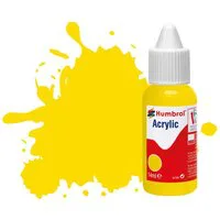 Humbrol Acrylic Dropper Bottles 14ml - Gloss - Yellow