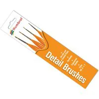 Humbrol Detail Brush Pack Sizes 00