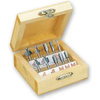 Proxxon 10 Piece Wood Router Bit Set