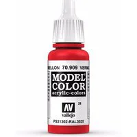 Vallejo Model Color 17ml  Vermillion