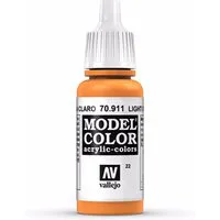 Vallejo Model Color 17ml  Light Orange