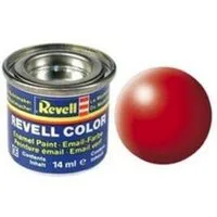 Revell Solid Silk Matt Enamel Paint - Luminous Red