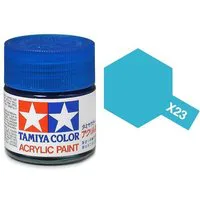 Tamiya Acrylic Gloss Paint (10ml) - Clear Blue