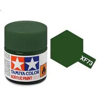 Tamiya Acrylic Flat Paints (10ml) - Dark Green (jgs Df)