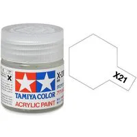 Tamiya Acrylic Gloss Paint (10ml) - Flat Base