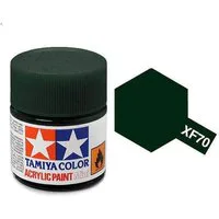 Tamiya Acrylic Flat Paint (10ml) - Dark Green 2