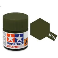 Tamiya Acrylic Flat Paint (10ml) - Olive Drab (jgs Df)