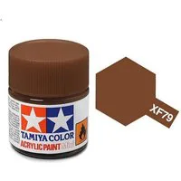 Tamiya Acrylic Flat Paint (10ml) - Linoleum Deck Brown