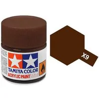 Tamiya Acrylic Gloss Paint (10ml) - Brown