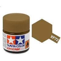 Tamiya Acrylic Flat Paint (10ml) - Brown (jgs Df)