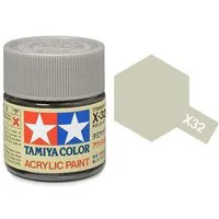 Tamiya Acrylic Gloss Paint (10ml) - Titanium Silver