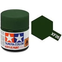 Tamiya Acrylic Flat Paint (10ml) - Deep Green