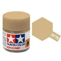 Tamiya Acrylic Flat Paint (10ml) - Wooden Deck Tan