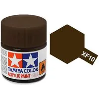 Tamiya Acrylic Flat Paint (10ml) - Flat Brown