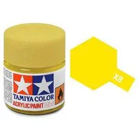 Tamiya Acrylic Gloss Paint (10ml) - Lemon Yellow