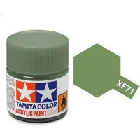 Tamiya Acrylic Flat Paint (10ml) - Cockpit Green (ijn)