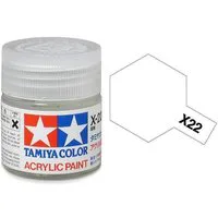 Tamiya Acrylic Gloss Paint (10ml) - Clear